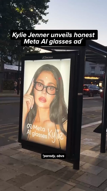 Hacked Kylie Jenner bus stop ad