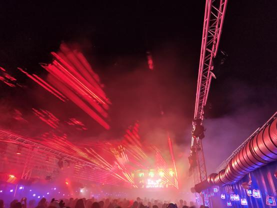 the dance floor during @gsuberland@chaos.social 's set; smoke & lasers