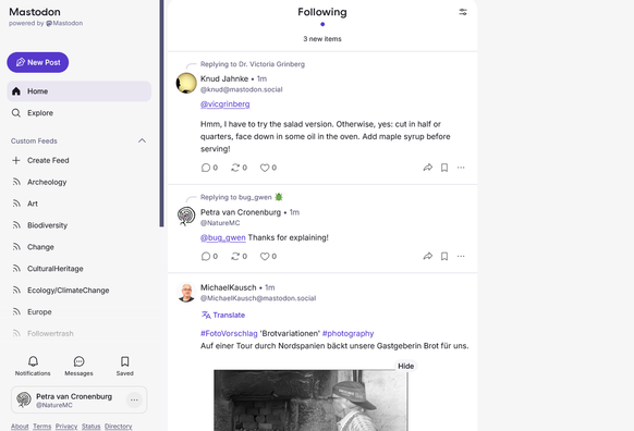 Sudden new version. Feed with very small writing in the middle, at the right white emptiness. At the left the menu (I mostly don't use) ... and hey, where is the field for posting? I have to click "new post" first, then get a pop up which is extremely small. It sit's at the right bottom of my screen now, ergonomically a horror. And the icons are less visible, too.
For notifications which were an important feed for me, I have to search the very small icon at the left bottom.
What a crap!