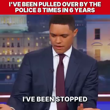 Trevor Noah having a discussion about policing in America