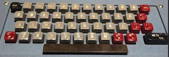 LINC keyboard.  The ⊟ is on the red key to the lower right.