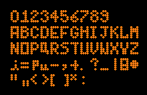 LAP6 font.