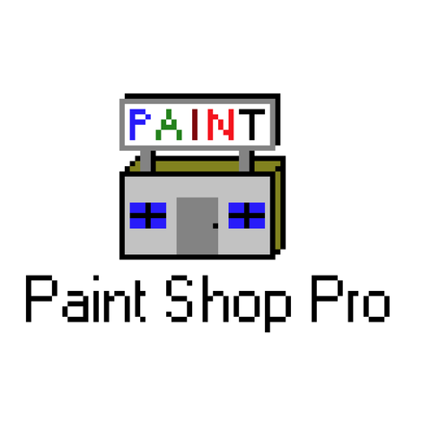 The windows 3.1 icon for JASC Paint Shop Pro