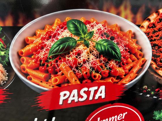 a horrific ai-generated pasta dish