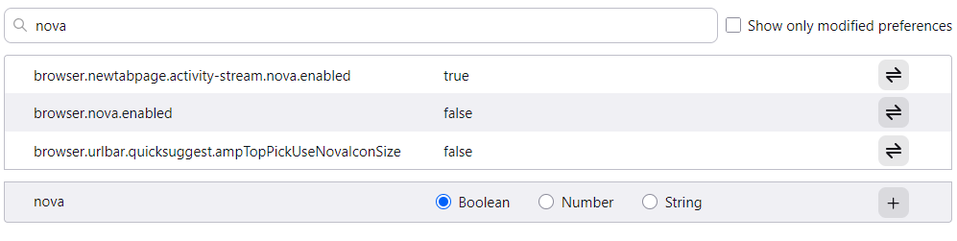browser.nova.enabled… false