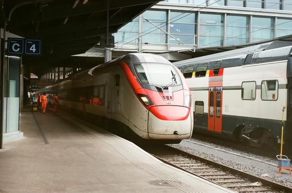 SBB Smile arriving in Basel SBB