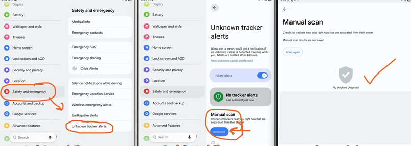 tracker scan