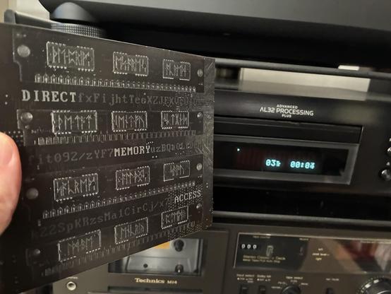 The album „Direct Memory Access“ by Master Boot Record playing on my CD player.