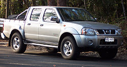 Nissan Navara D22 pickup, seating 5 inside