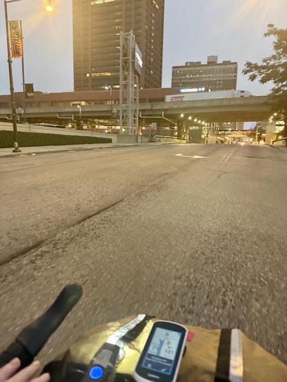 Day 1, 7am with a handlebar light to help cars see me as I head out trying to trace the first of many EST (Empire State Trail) detours through city streets. It was early on a holiday, so traffic was light and I made it to the main trail in a few miles.