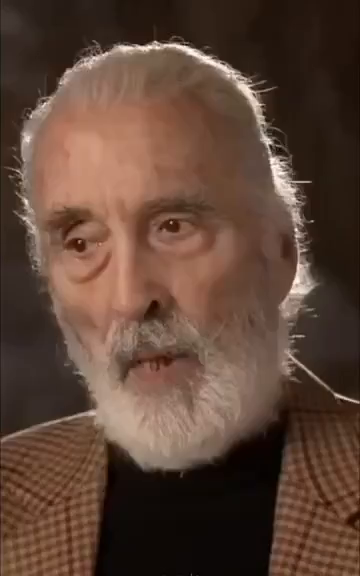 Man with golden gun rapping about Dracula