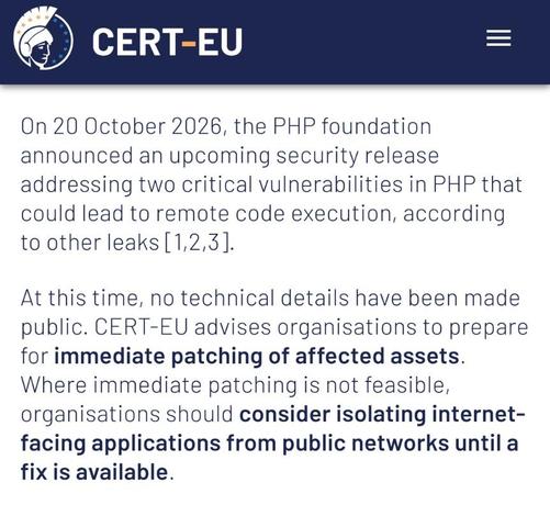 CERT-EU guidance