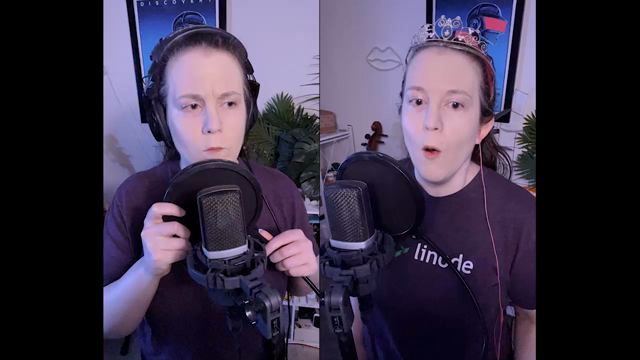 me singing "un lampo orribile" from Roberto Devereux transposed down a 6